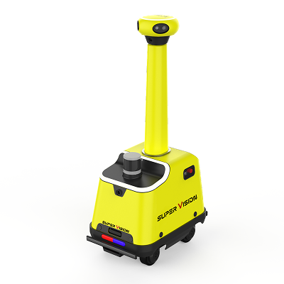 SuperVision Minion V100 Autonomous Roadside Inspection Robot - SV-RBT-R1 3D LiDAR SLAM 360 AI Camera IP55 Self-Charging